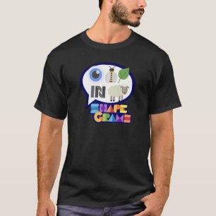 Camiseta Shapegrams Eye Bee Leaf In Ewe