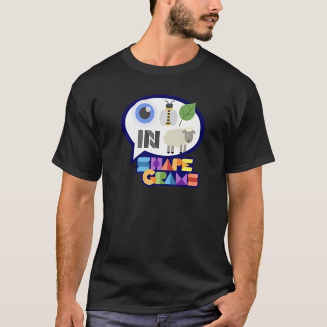 Camiseta Shapegrams Eye Bee Leaf In Ewe (Anverso)
