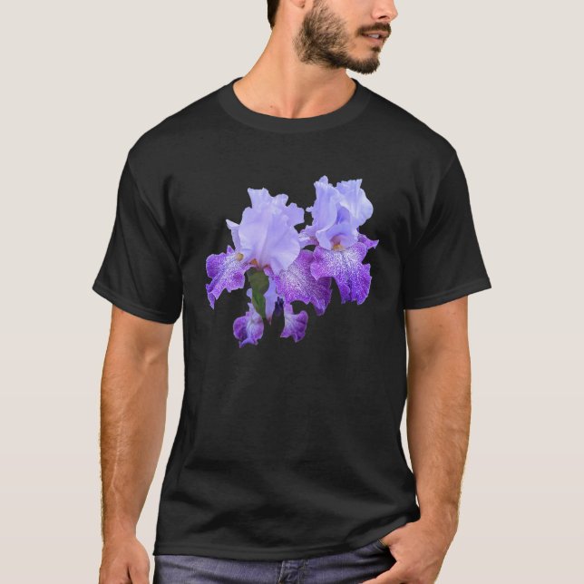 Camiseta Shapes Mania Gorgeous Purple Iris Splashacata (Anverso)