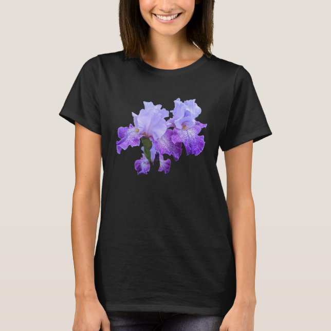 Camiseta Shapes Mania Gorgeous Purple Iris Splashacata (Anverso)
