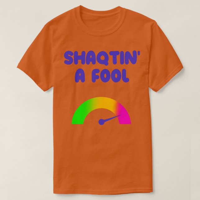 Camiseta shaqtin un tonto (Diseño del anverso)