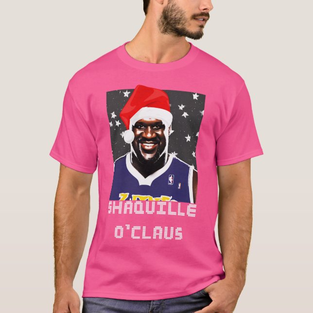 Camiseta Shaquille O'Claus. Funny Shaquille O'Neal Para Ch (Anverso)