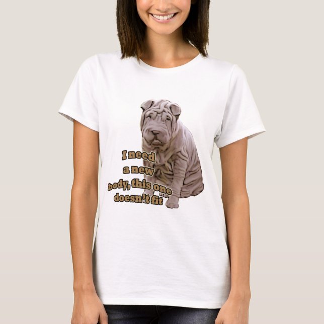 Camiseta shar Pei chino (Anverso)