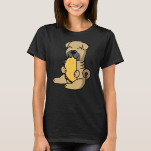 Camiseta Shar Pei Comiendo Un Taco Perro
