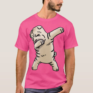 Camiseta Shar Pei crema haciendo dab Perro divertido Baile