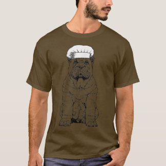 Camiseta Shar Pei Dog Cook Chef Funny Cooking 