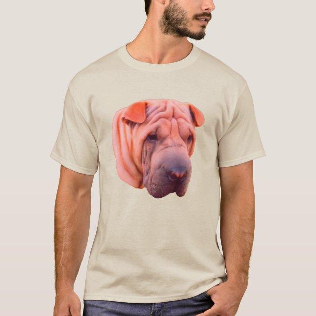 Camiseta Shar Pei Dog Face (Anverso)