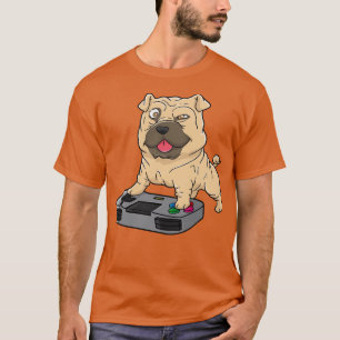 Camiseta Shar Pei Gamepad Kawaii