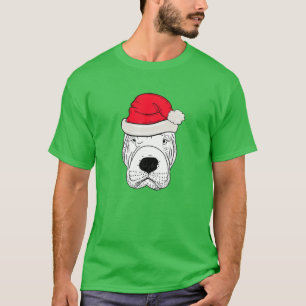 Camiseta Shar Pei Navidades Graciosos Regalos De Amanecer D