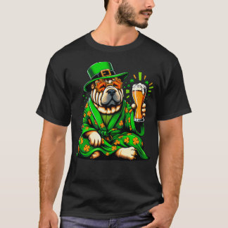 Camiseta Shar Pei Patricks Día De Ropa Para Perro Amante