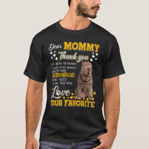Camiseta Shar Pei Querida Mamá Gracias Por Ser Mi Mamá
