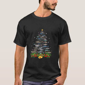 Camiseta SHARK Árbol de Navidad SHARK Amantes Regalos Hombr