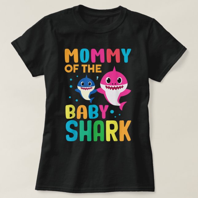 Camiseta Shark Birthday Quote Funny B-day Mom  (Diseño del anverso)