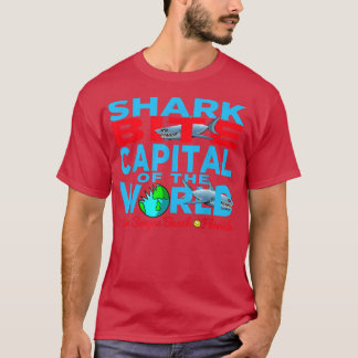 Camiseta Shark Bite Capital In The World New Smyrna Daytona