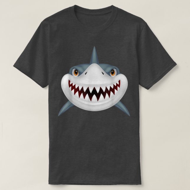 Camiseta Shark Bite Gear Teeth Smile Funny  (Diseño del anverso)