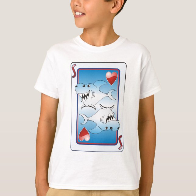 Camiseta Shark de tarjetas (Anverso)