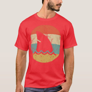 Camiseta Shark Fin Retro Style Shark Pullover 