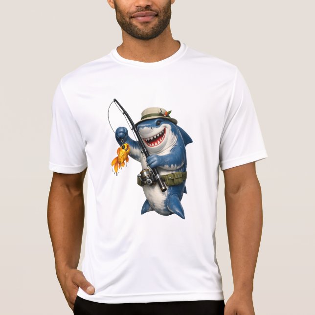 Camiseta Shark Fisher 4D Gold Catch Tee (Anverso)