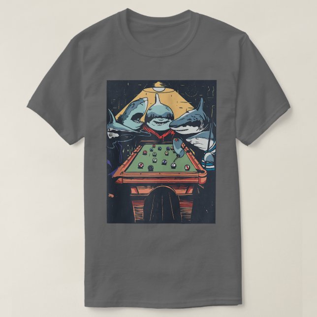 Camiseta Shark Funny TeamFunny Gift Zip (Diseño del anverso)