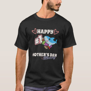 Camiseta Shark Happy First Mother's Day
