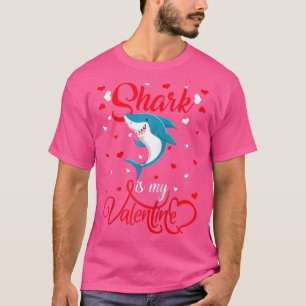 Camiseta Shark Is My Valentine Funny Shark Valentines Day 