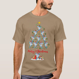 Camiseta Shark Lover Matching Santa Great White Shark Chris