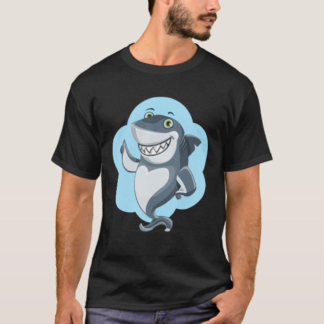 Camiseta Shark Motif Boys Shark (Anverso)