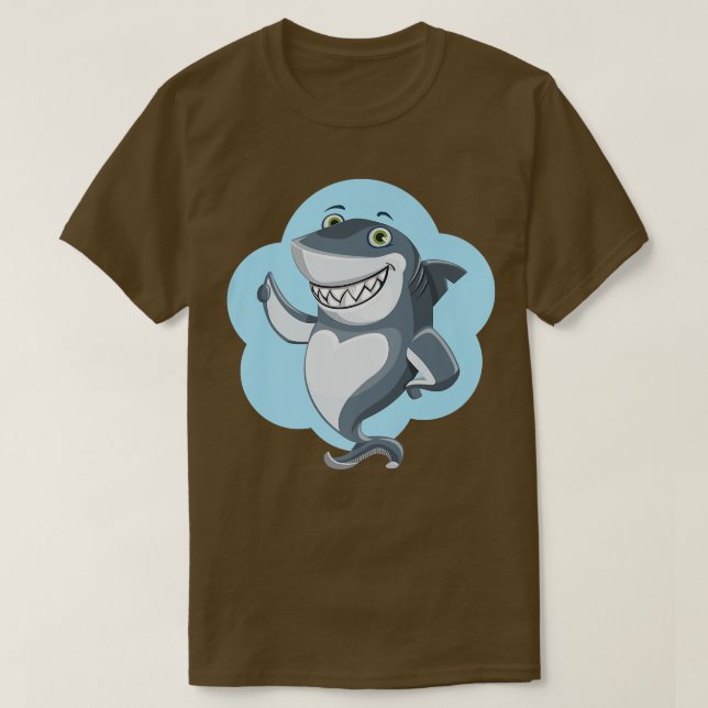 Camiseta Shark Motif Boys Shark (Diseño del anverso)