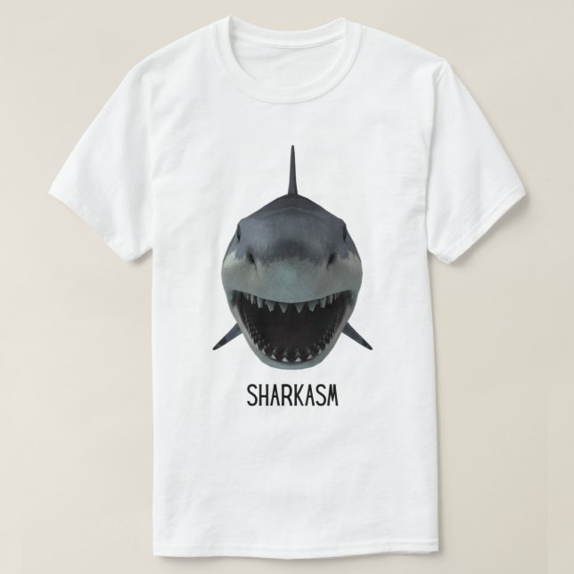 Camiseta sharkasm (Diseño del anverso)
