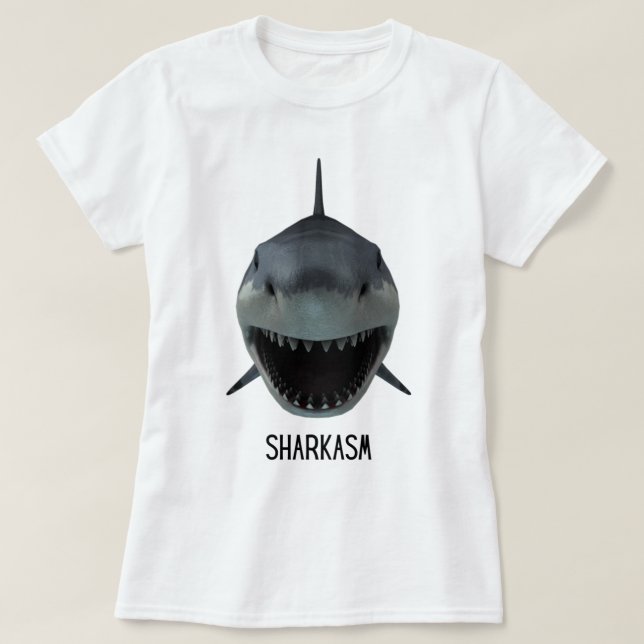 Camiseta sharkasm (Diseño del anverso)