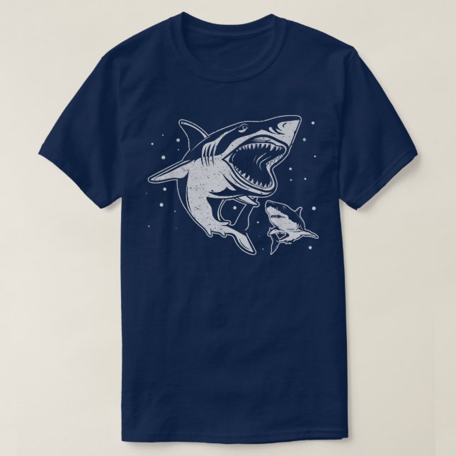 Camiseta Sharkfish Shark Fish Shark Lover Great White Shark (Diseño del anverso)