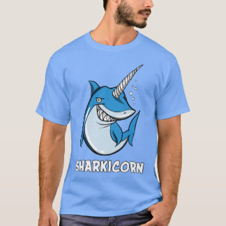 Camiseta Sharkicorn Shark Unicorn, Chicas divertidos de la 