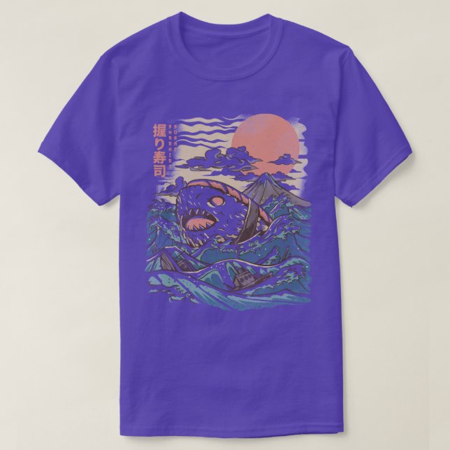 Camiseta Sharkiri Sushi (Diseño del anverso)