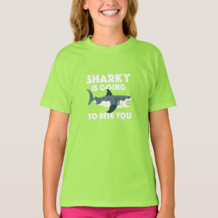 Camiseta Sharky Va A Mentir Tu Diseño - Chicas Básicos
