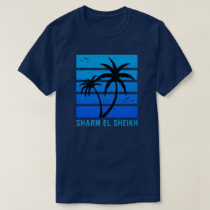 Camiseta Sharm El Sheikh sufrió la sombra azul vintage
