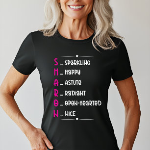 Camiseta Sharon Name Art personalizado