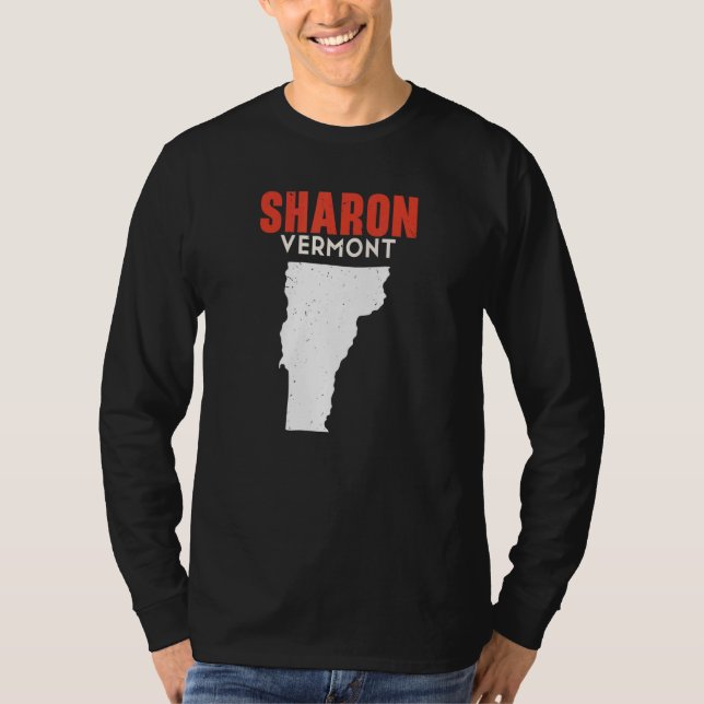 Camiseta Sharon Vermont USA State America Travel Vermonter (Anverso)