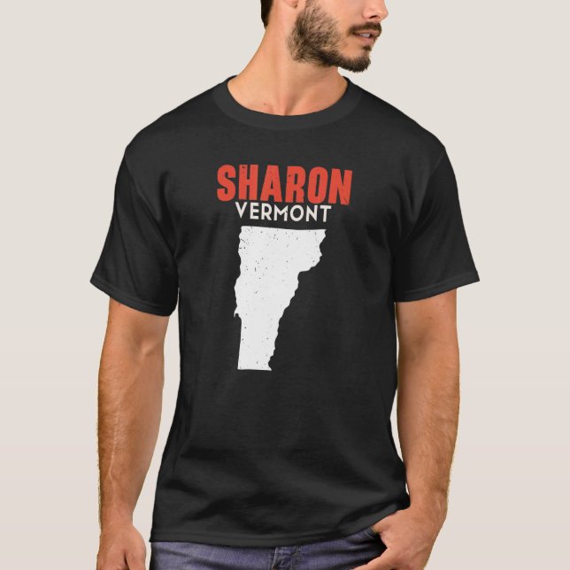 Camiseta Sharon Vermont USA State America Travel Vermonter (Anverso)