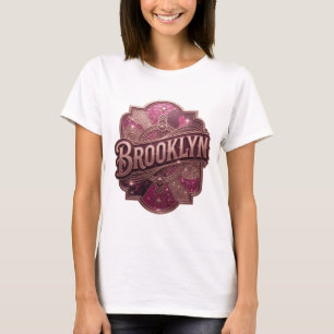 Camiseta Sharp Gold BROOKLYN Quote