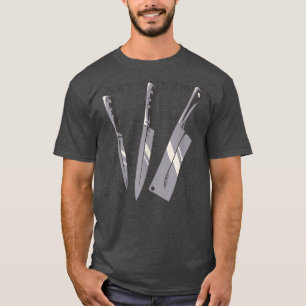 Camiseta Sharp I Play con Knives Chef Knife Habilidad culin