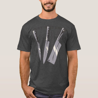 Camiseta Sharp I Play con Knives Chef Knife Habilidad culin