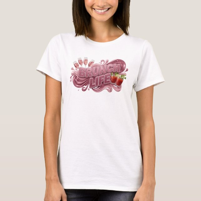 Camiseta Sharp Red BRUNCH LIFE (Anverso)