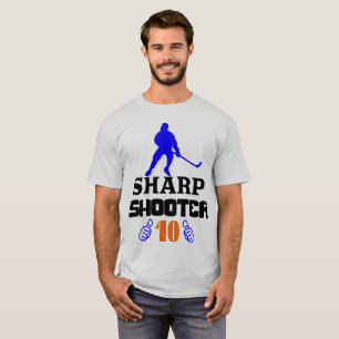 Camiseta 🏆 👍 Sharp Shooter 10 clásico de los hombres esta
