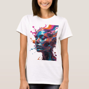 Camiseta Sharp Silver ABSTRACT ART Statement