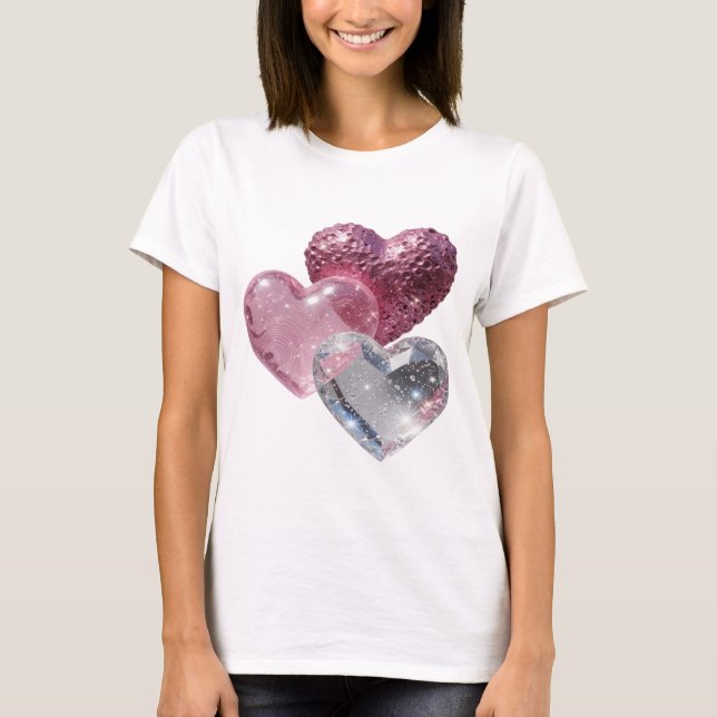 Camiseta Sharp Silver TRES CORAZONES (Anverso)