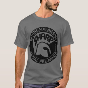 Camiseta SHARP Skins contra el racismo en el diseño negro