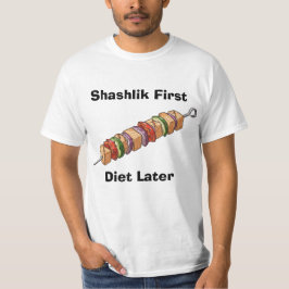 Camiseta Shashlik or Shashlik (brochetas de carne) es un pl