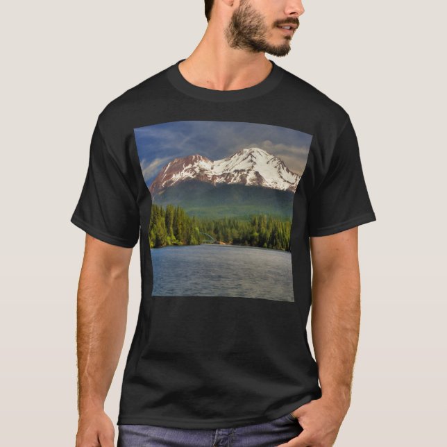 CAMISETA SHASTA DE LA TA DEL LAGO SISKIYOU (Anverso)