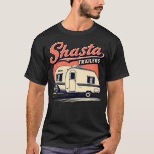 Camiseta Shasta Trailers - serie de campanarios vintage