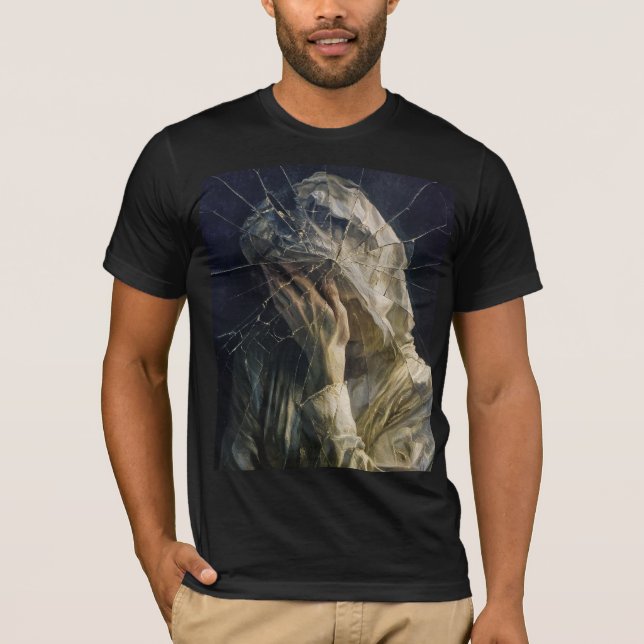 Camiseta Shatter the Veil — Gothic Surreal Fine Art (Anverso)